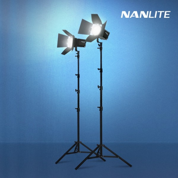 NANLITE 난라이트 포르자150 Forza150 LED 조명 프레넬렌즈 투스탠드세트