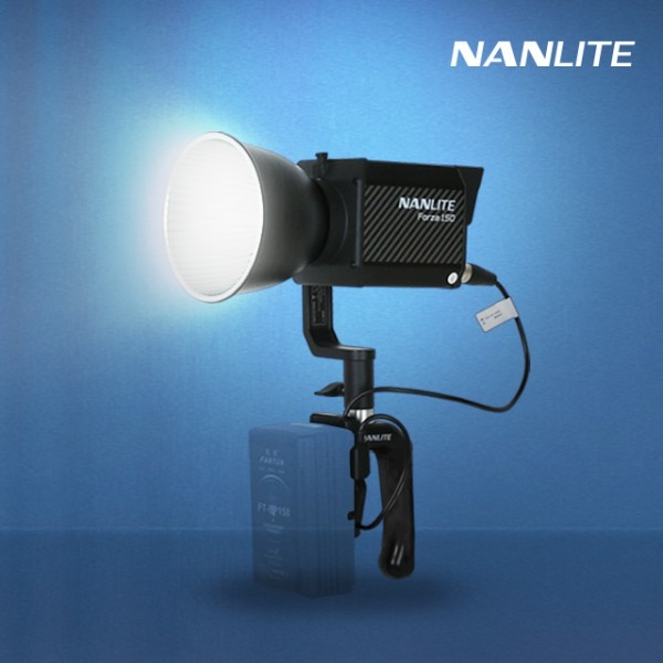 NANLITE 난라이트 포르자150 Forza150 LED 조명 배터리 원 핸들 세트