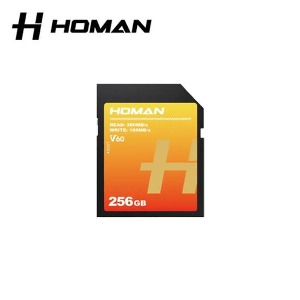 HOMAN 호만 UHS-II SD Card 메모리카드 V60 256GB