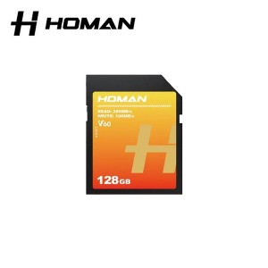 HOMAN 호만 UHS-II SD Card 메모리카드 V60 128GB