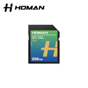 HOMAN 호만 UHS-I SD Card 메모리카드 V30 256GB
